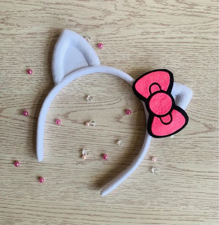 Tiara hello kitty em feltro - Foto 3
