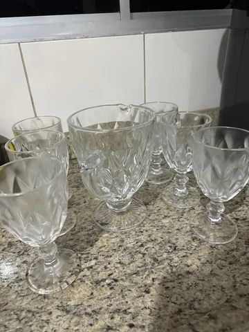 Novo Original Completo Jogo jarra e 6 tacas Diamond