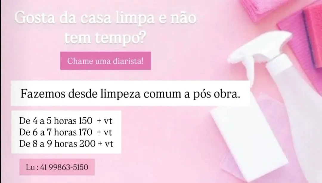 Aproveite e deixe sua casa limpinha!!