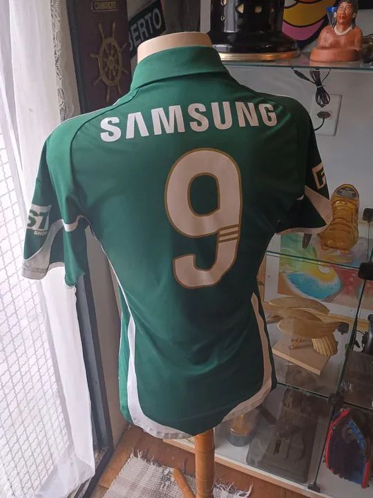 Camiseta do Palmeiras Adiadas Samsung - tamanho P - Foto 3