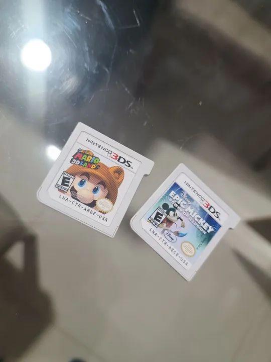 02 jogos originais para Nintendo 3ds 