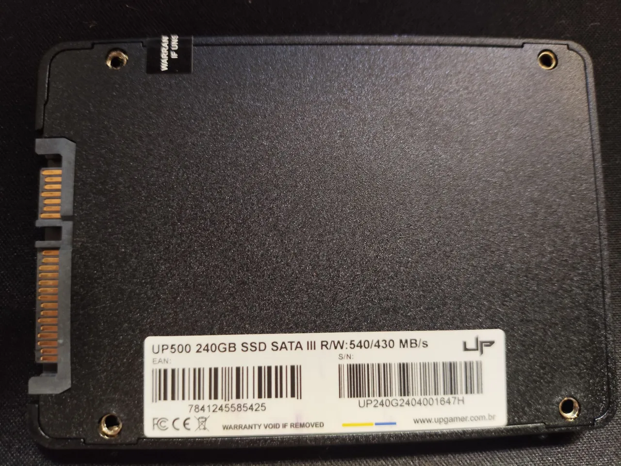 SSD UP 240GB SATA III - 540/430 MB/s