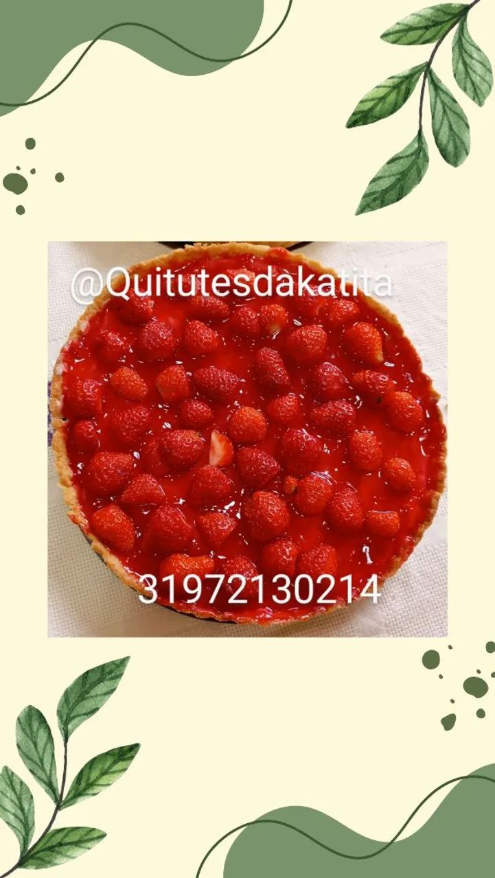 Torta de Morango Deliciosa