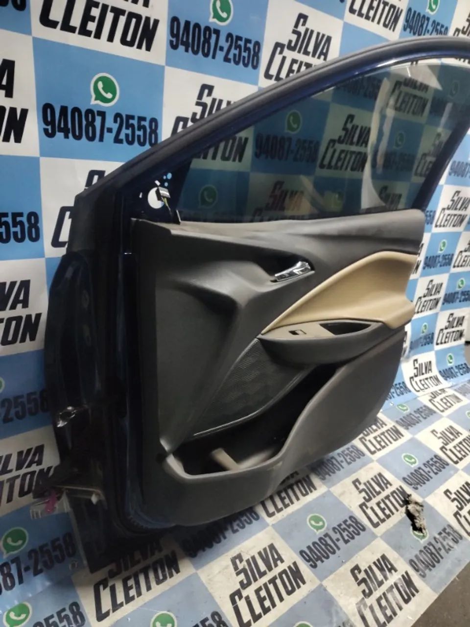 porta dianteira direita onix 2020 ate 2025 original cor azul  - Foto 10
