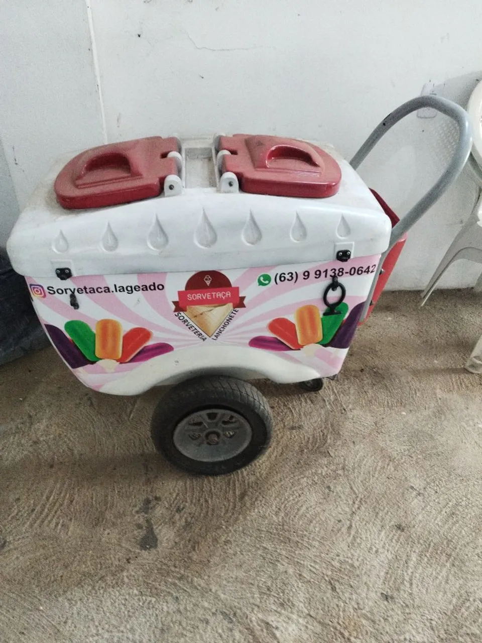 Carrinho de Sorvete - Ideal para seu negócio!