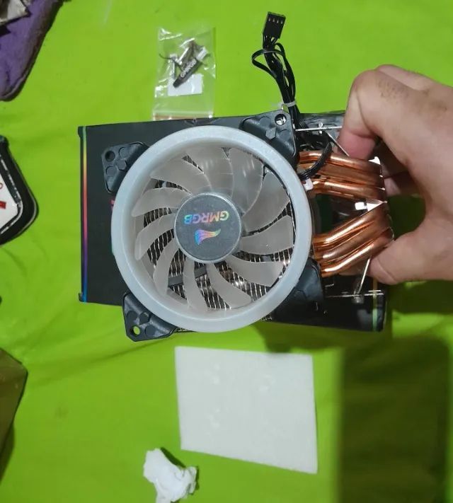 Arte cooler 3 fans seis tubos RJB semi-novo  - Foto 4