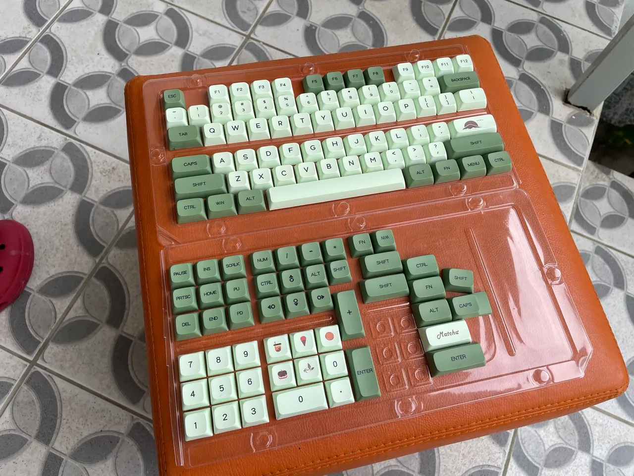 Keycaps PTB Matcha green