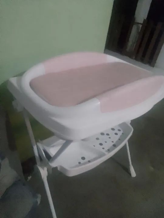 Trocadore e banheira de Bebê com Estrutura Metálica R$ 200 - Foto 2