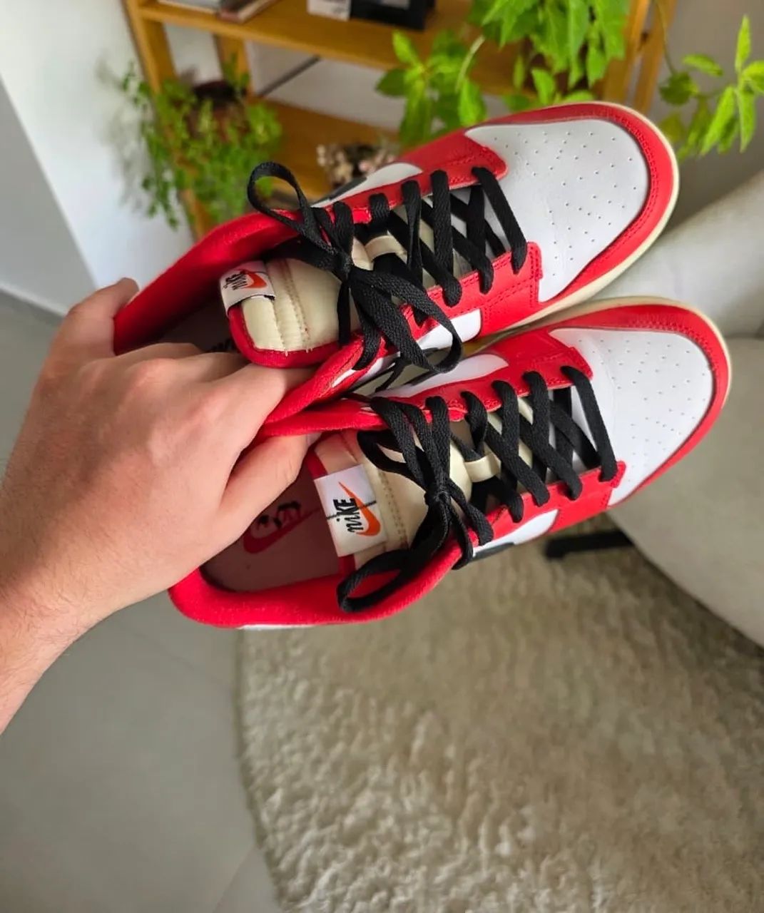 Nike Dunk Vermelho e Preto Original - Foto 3