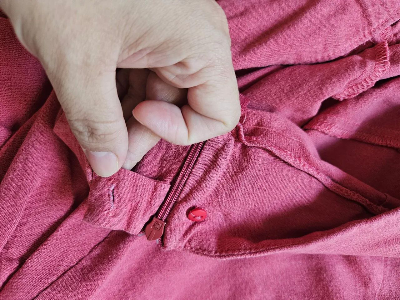 Short feminino linho rosa diferente