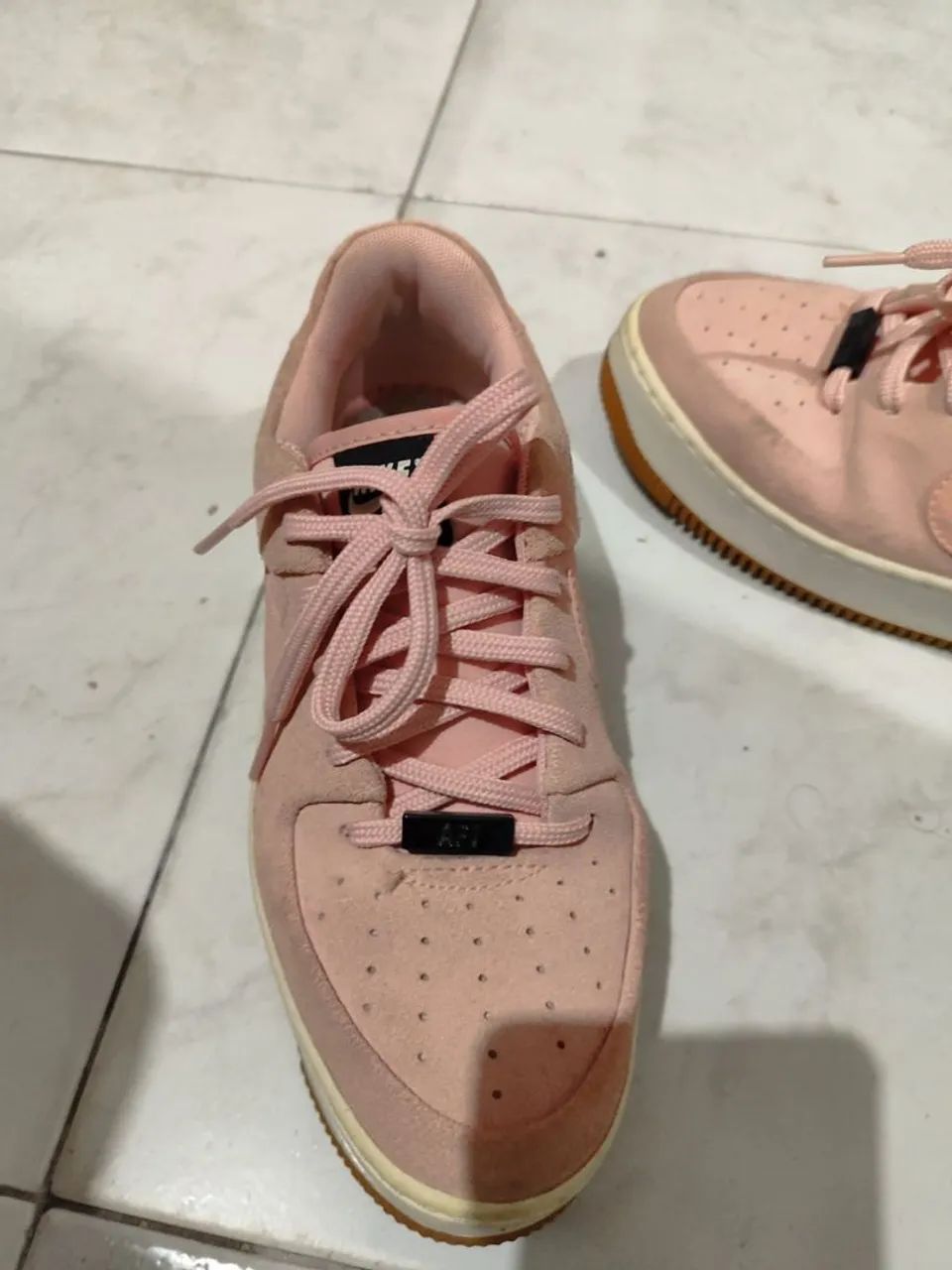 Tênis Nike Air Force 1 Rosa - Foto 5