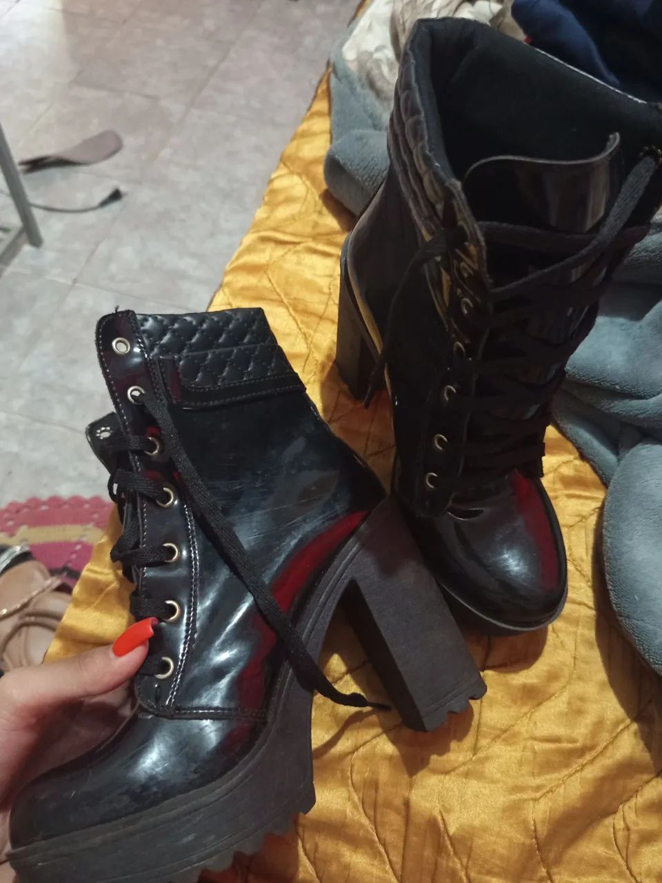 Bota salto alto preta64167809188097122