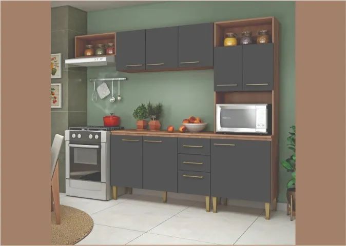 Armário de Cozinha com Balcão