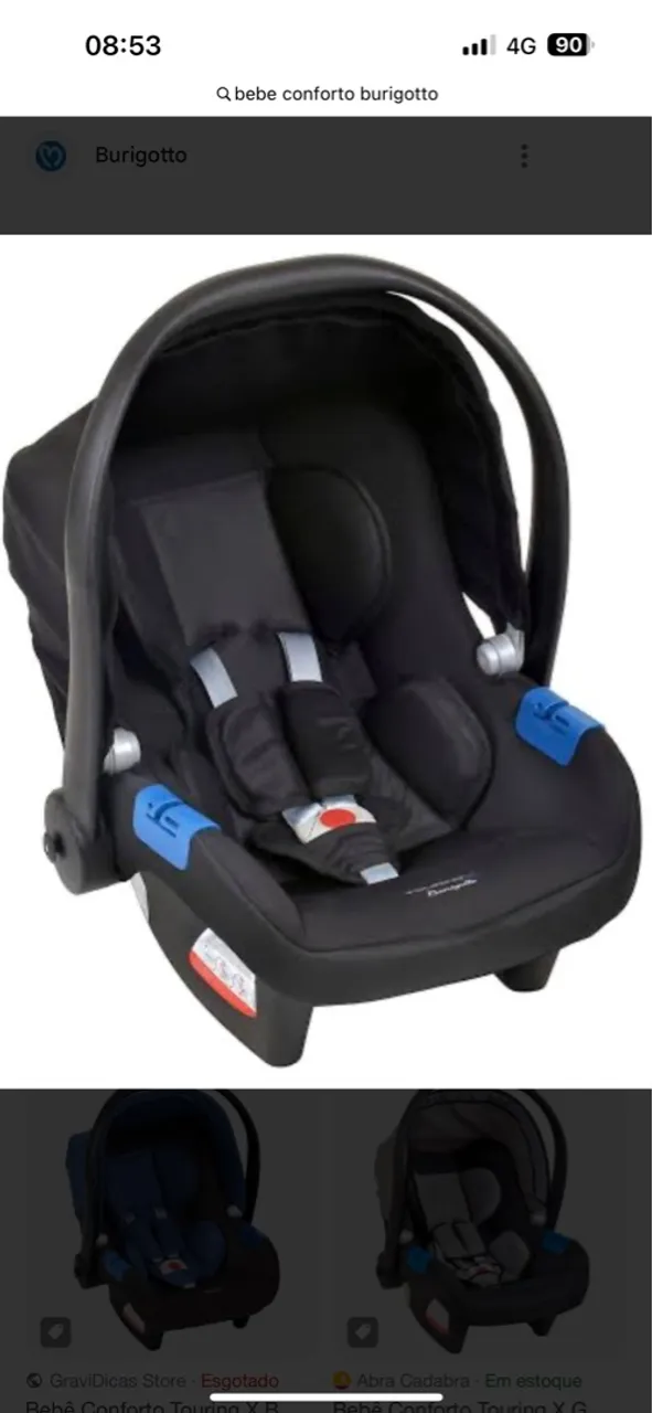 Bebê Conforto Burigotto Touring X