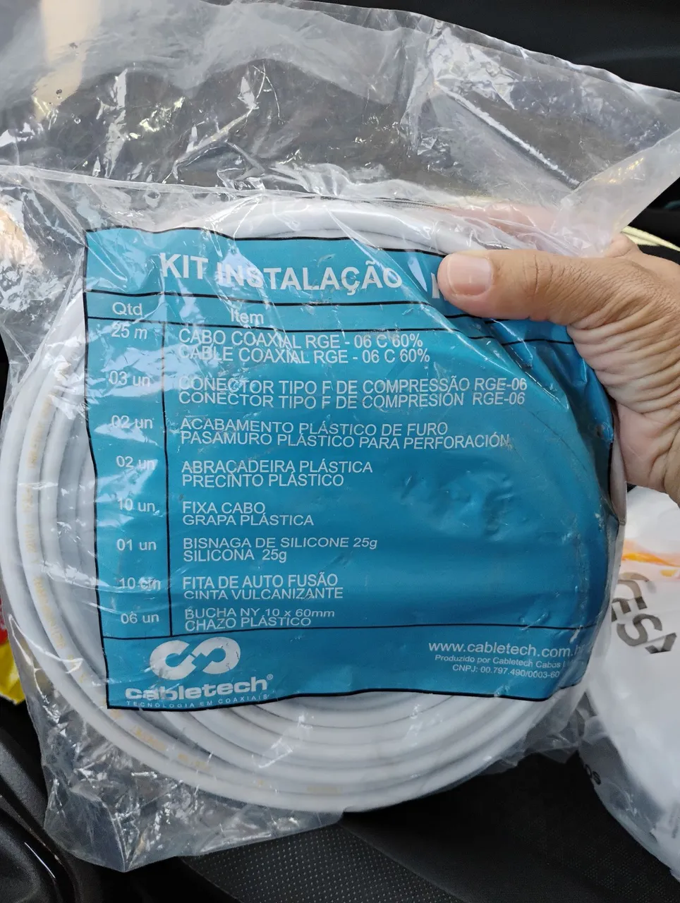 Kit Cabo Coaxial RGE-06e