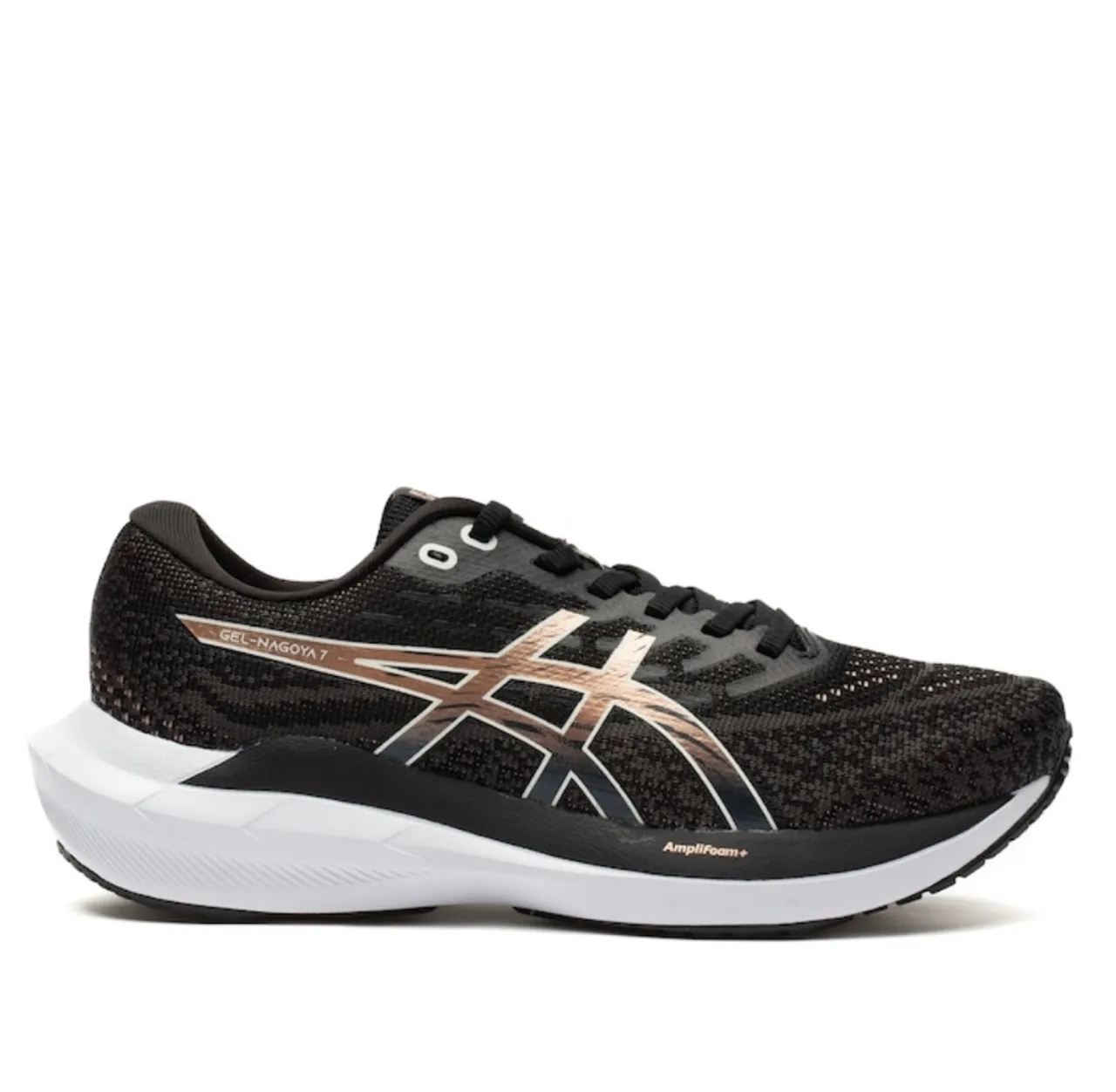 Tênis Asics Gel-Nagoya 7 - Preto e Dourado