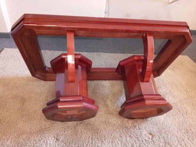mesa de centro madeira com vidro ( nao trocamos ) - Foto 2