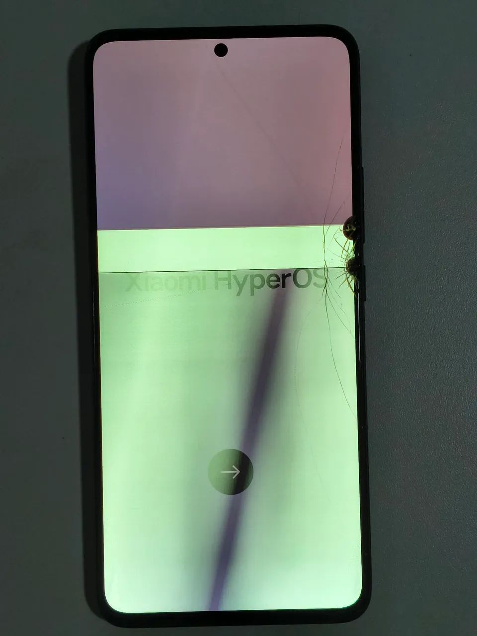 Xiaomi Poco F5 Pro - tela quebrada