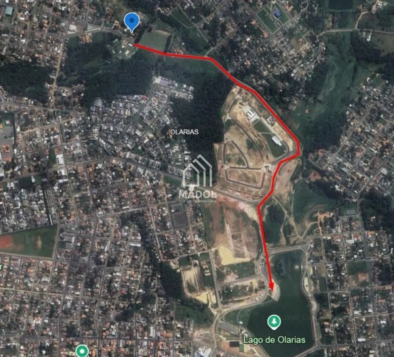 Terreno à venda, 510 m² por R$ 450.000 - Olarias - Ponta Grossa/PR - Foto 2