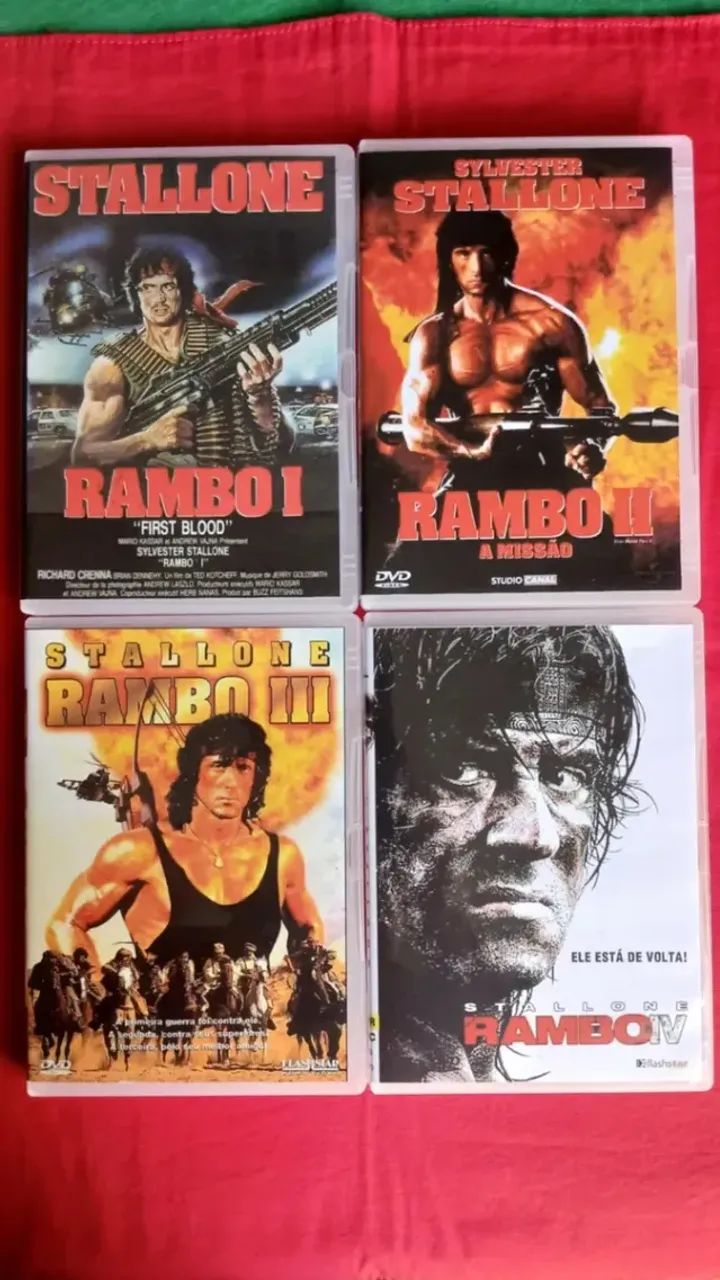DVDs: QUADRILOGIA - RAMBO