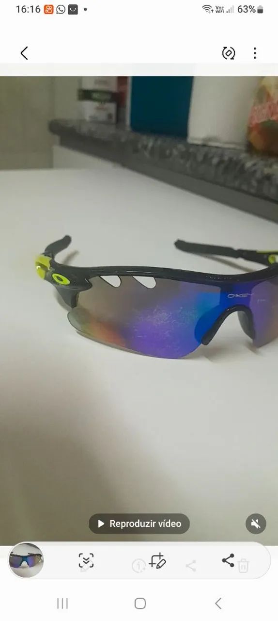 ** ÓCULOS OKLEY DE CICLISTA ( MADE IN USA ) . - Foto 4