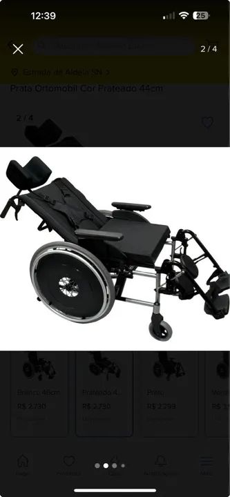 Cadeira de rodas Ortomobil - Foto 3