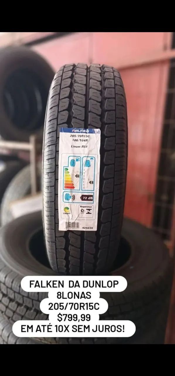 Pneu Falken 205/70R15C 8 lonas
