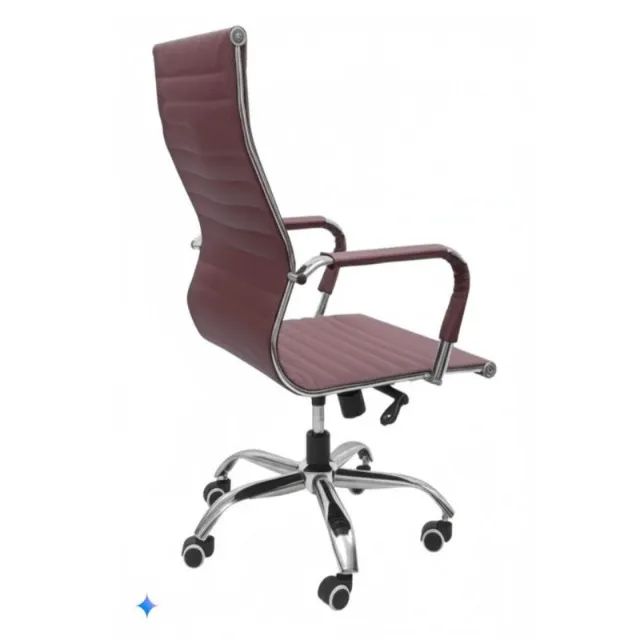 Cadeira Presidente Charles Eames Esteirinha Terracota Design Confortável Modelo 32893 - Foto 3