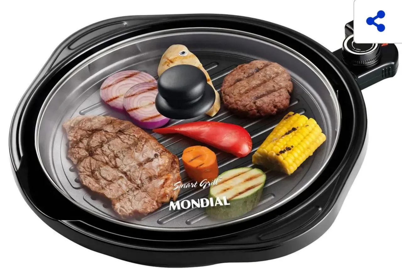 Grill Elétrico Smart Grill Mondial