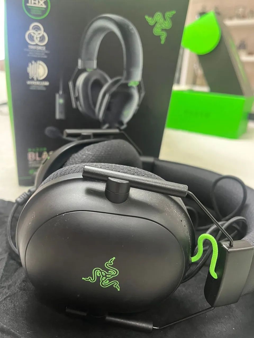 Razer blackshark v2 com USB soundcard - Foto 3