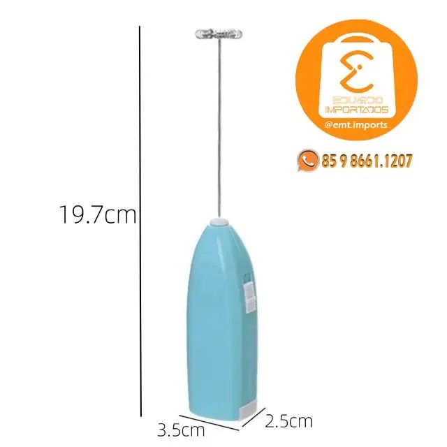 Mini Mixer Elétrico Inox - Foto 4