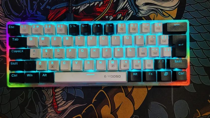 E-YOOSO Z11T 60% RGB Mechanical Gaming Keyboard | Hot-Swap | USB-C | Used, Working63825086721793121