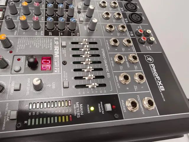 Mesa De Som Mackie Profx8 Usb 8 Canais Ótima! - Foto 3