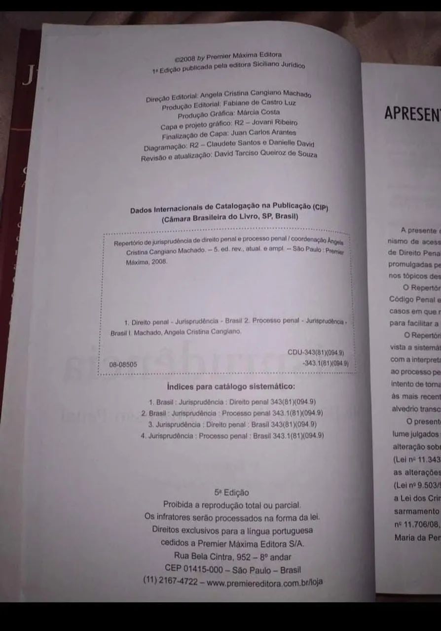 Repertório de Jurisprudência de Direito Penal e Processo Penal - Foto 2