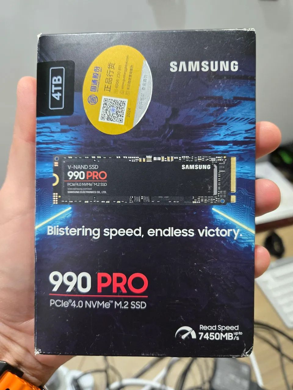 SSD 4tb 990pro Samsung 01 ano e 2 meses ainda na garantia.  - Foto 6
