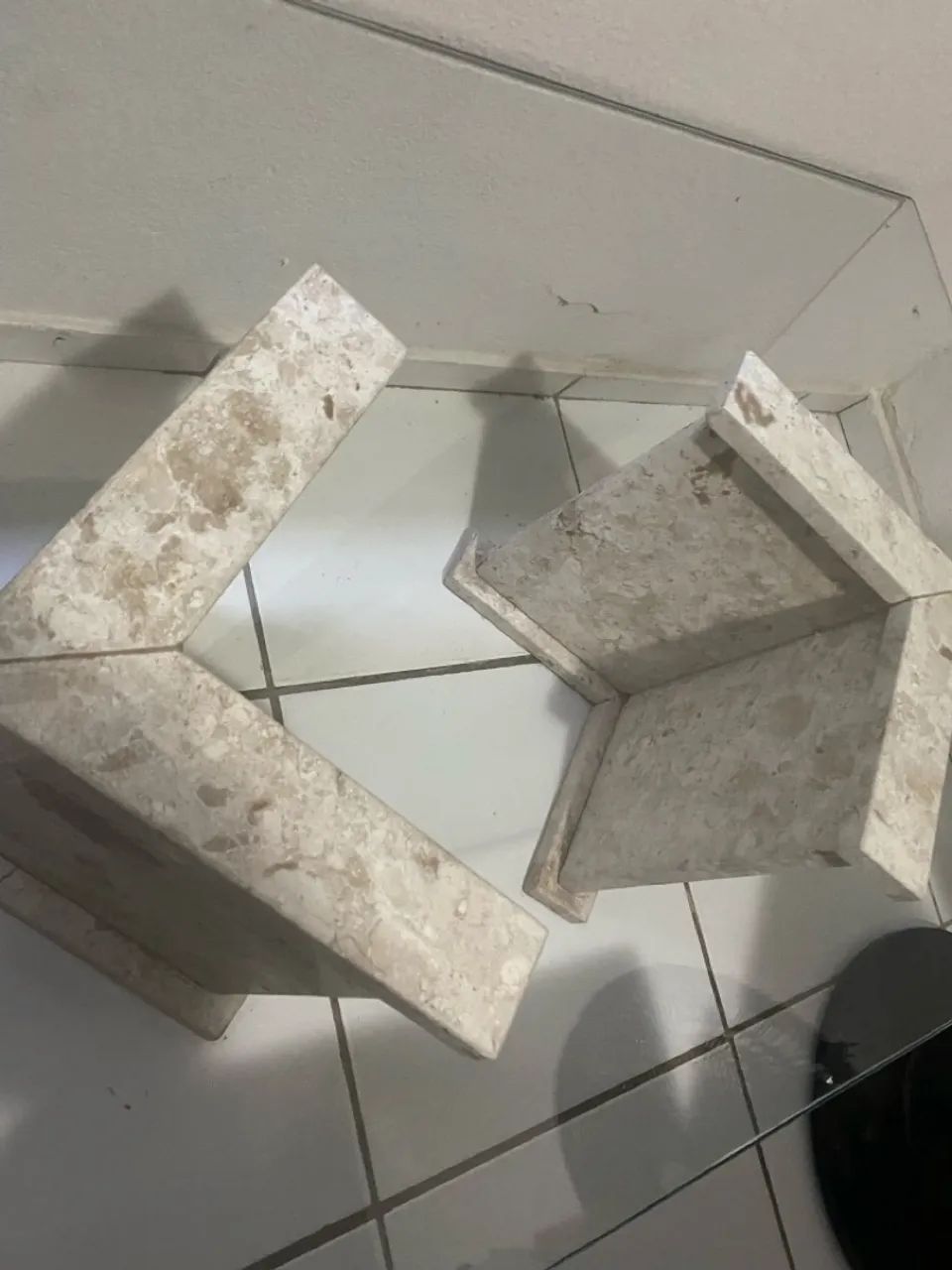 Mesas de centro em mármore