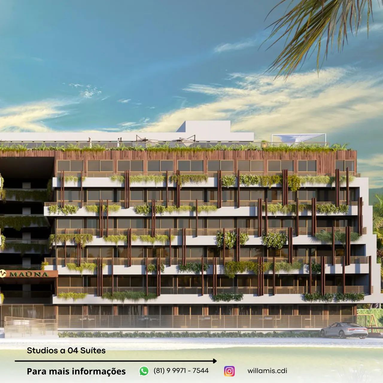 EXCLUSIVIDADE E RENTABILIDADE | STUDIOS PERTO DAS PISCINAS NATURAIS E DO NOVO PARQUE DE CA - Foto 3