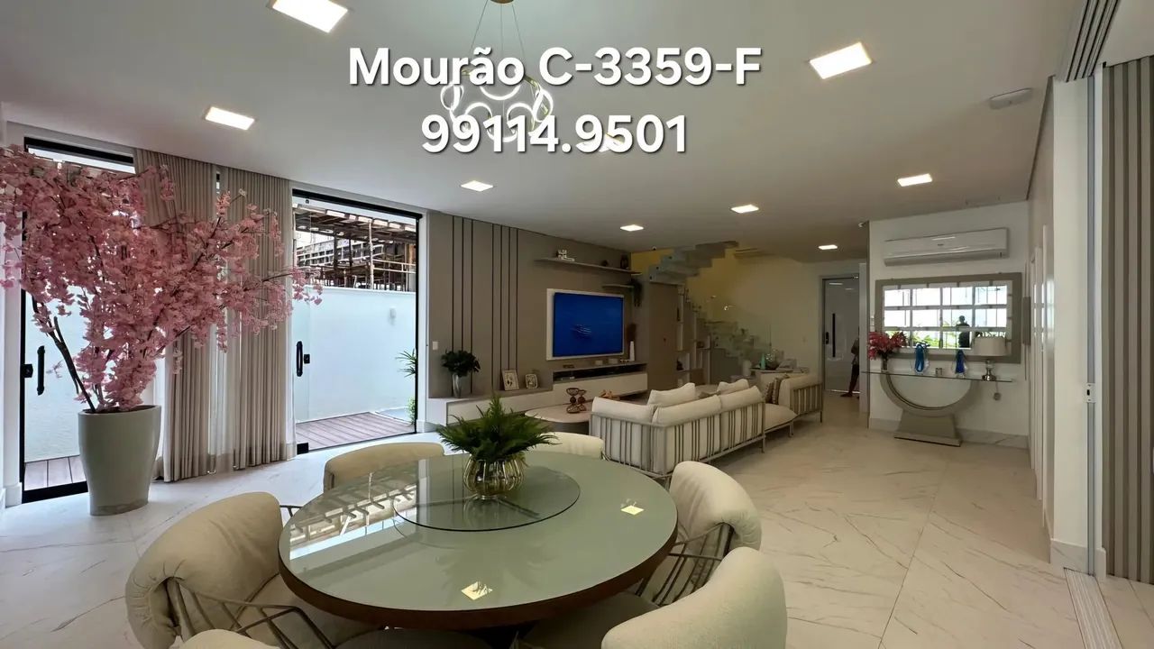 Espetacular Mansão no Alphaville 1, 484m2, 3 suítes com closet, Lazer Privativo. 100% Mobí - Foto 4