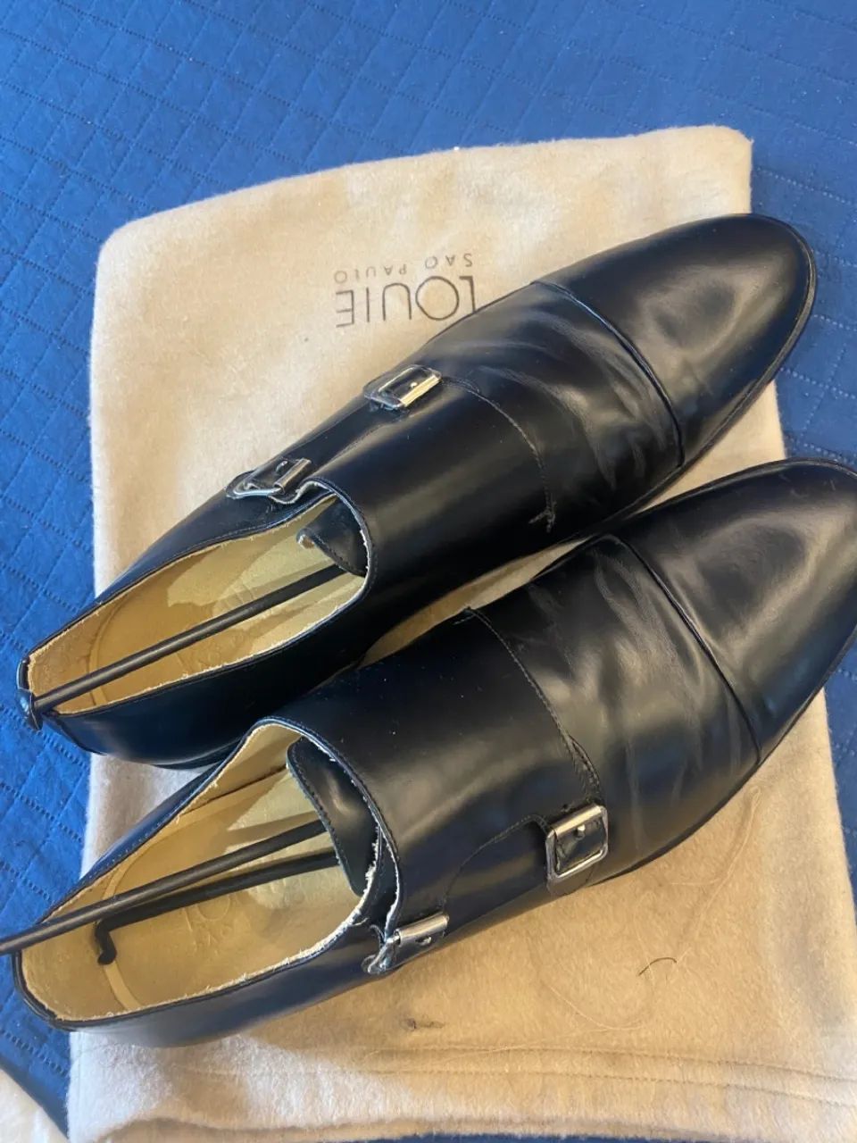 Sapato Social Monk Strap Preto LOUIE - Foto 3