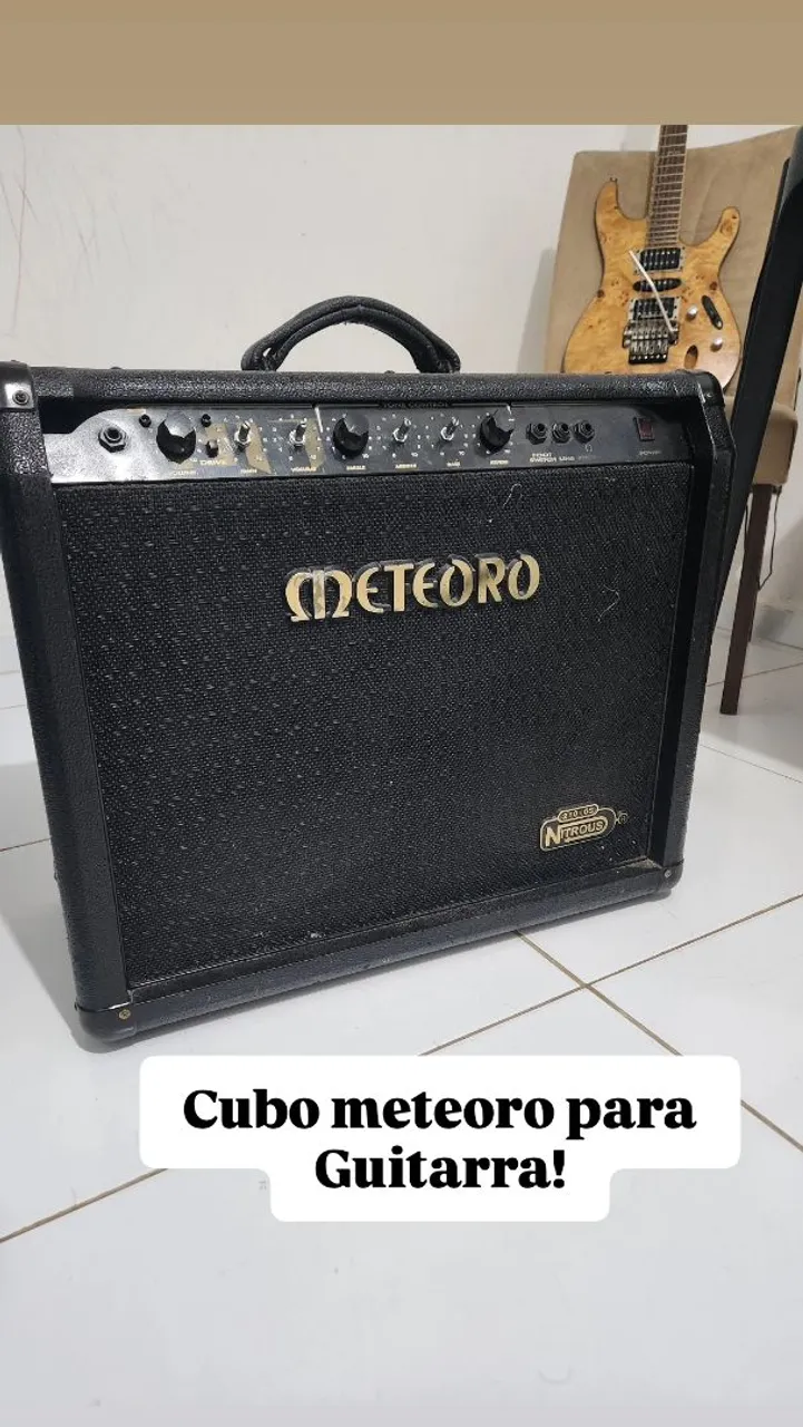 Dois Cubos Meteoro para Guitarra! Um Nitrous 100w - Um Mg10