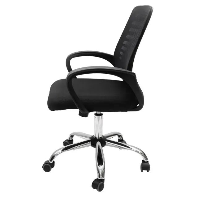 Cadeira Office Austin Estofada Preto Mozaic - WZetta - Foto 2