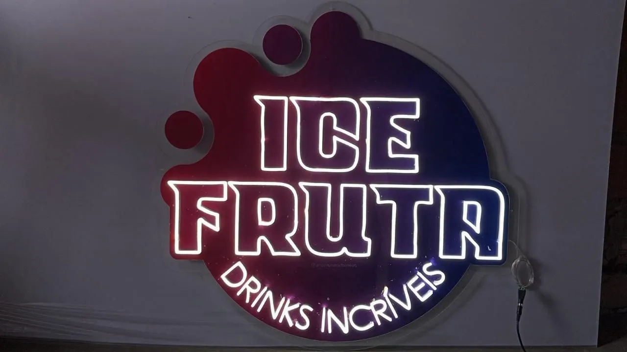Letreiro Neon Ice Fruta
