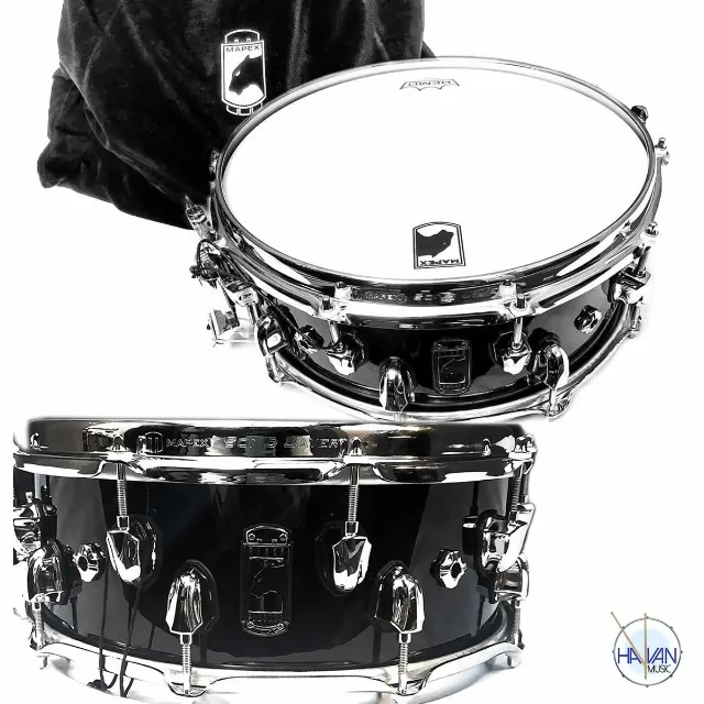 Caixa 14'' Mapex Black Panther - Maple Dark Grey Bp Razor - Nova, Parcelo