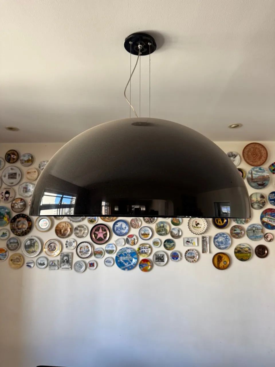 Lustre meia lua - Design Moderno