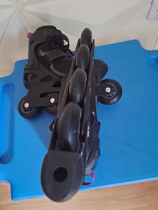 Patins oxelo n33/34,aceito cartão  - Foto 3