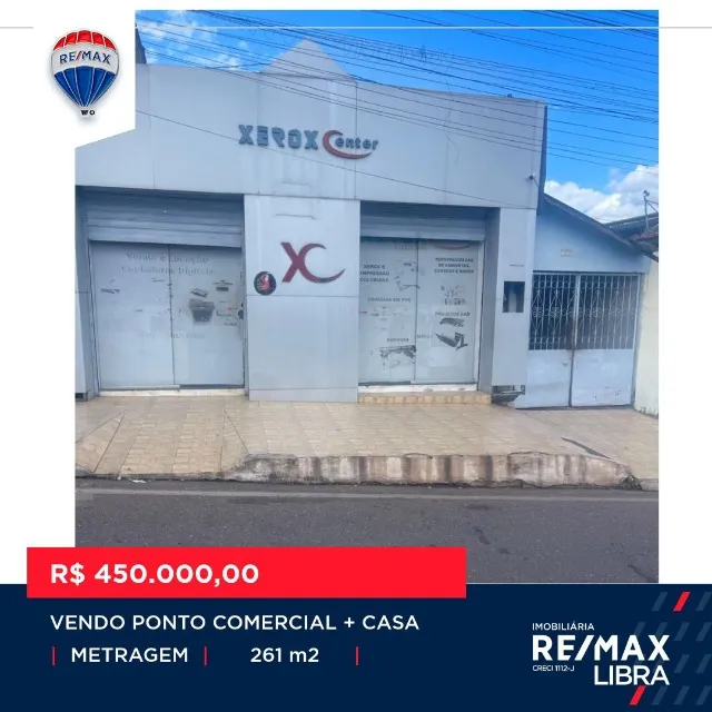 IMOBILIÁRIA RE/MAX VENDE PONTO COMERCIAL + CASA
