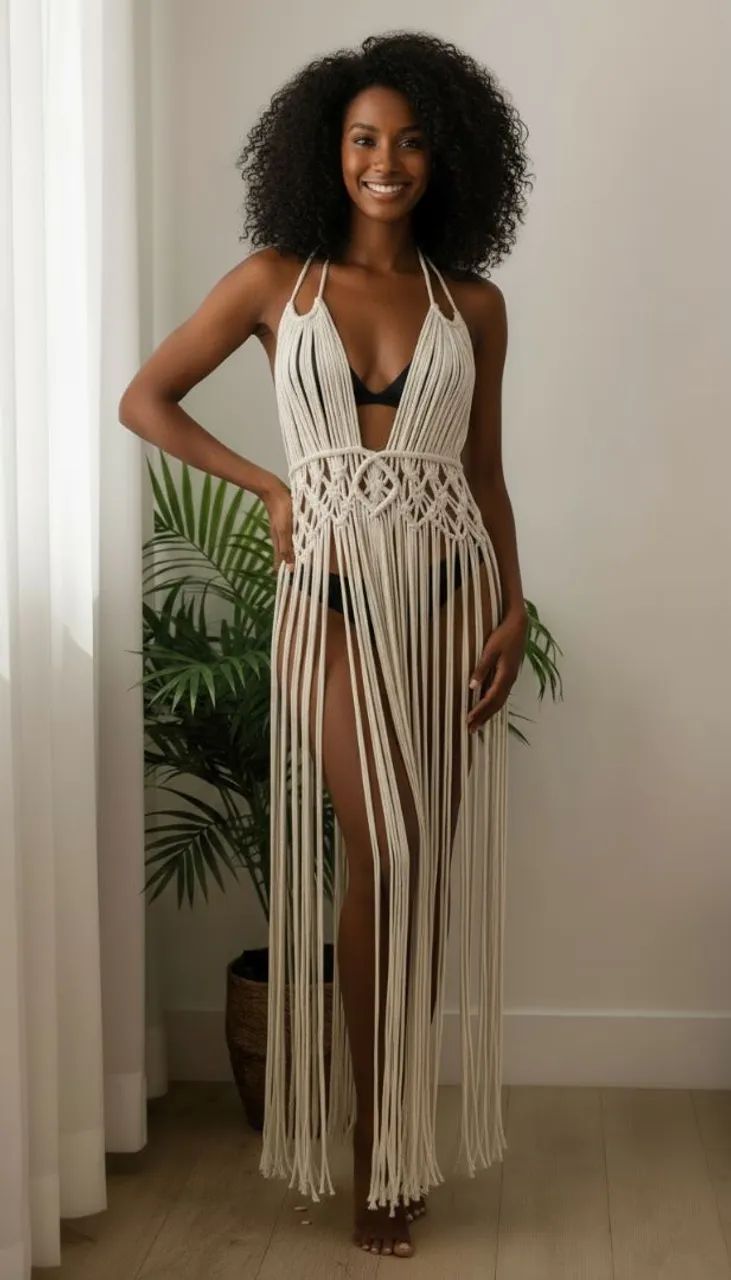 Vestido em macramê atacado / varejo - Foto 3