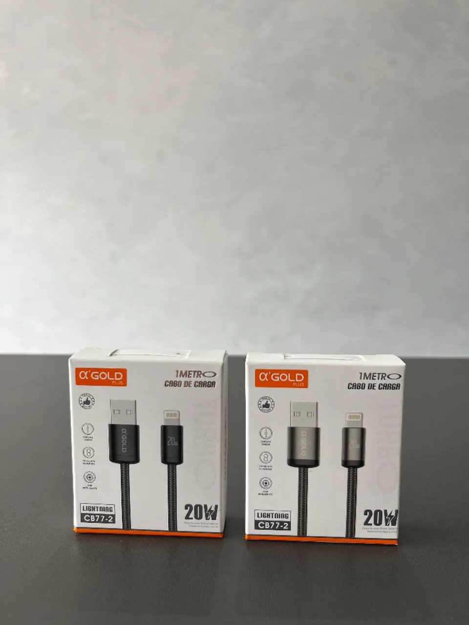 Cabo Carregador Lightning 20W - ?'GOLD - Novo