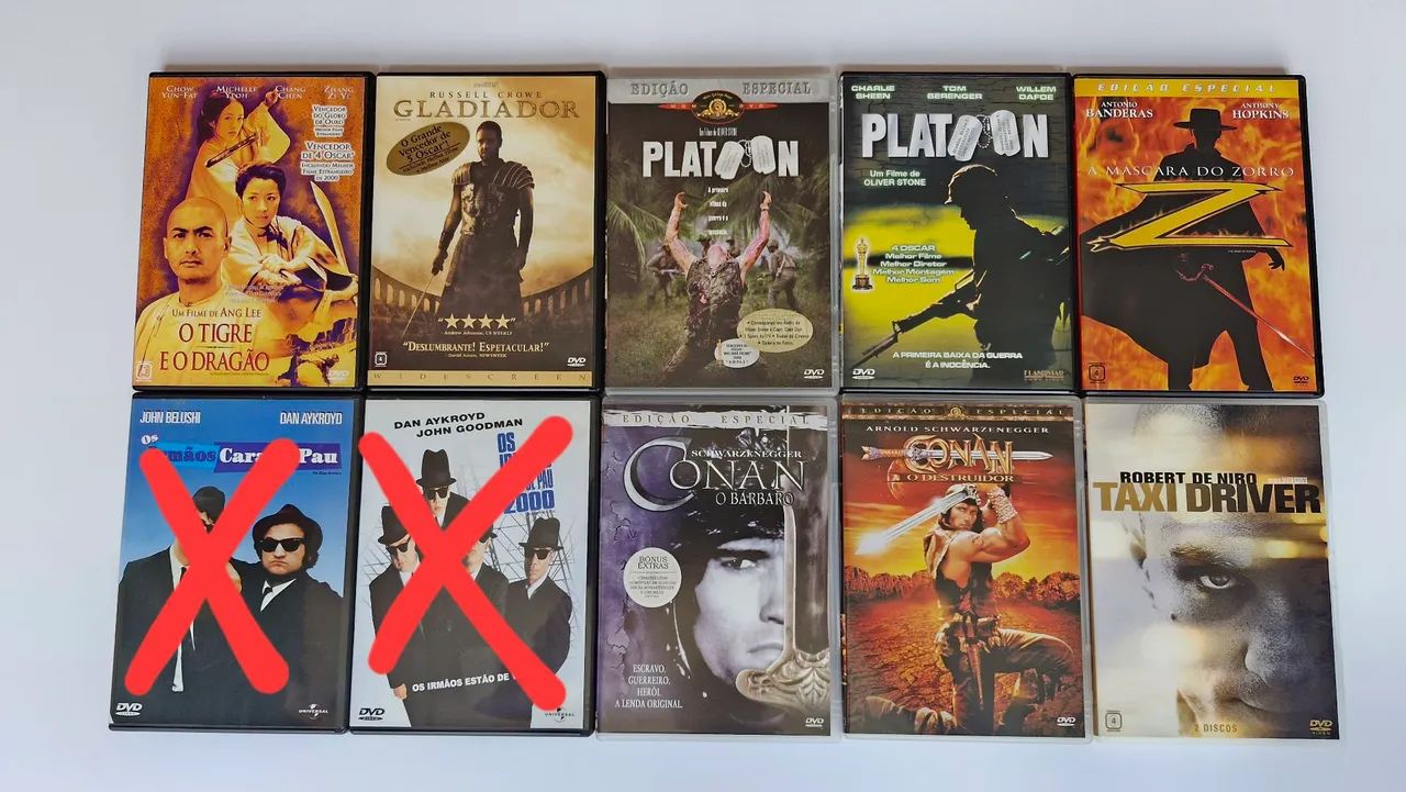 DVDs Filmes Coleção64750970100610120
