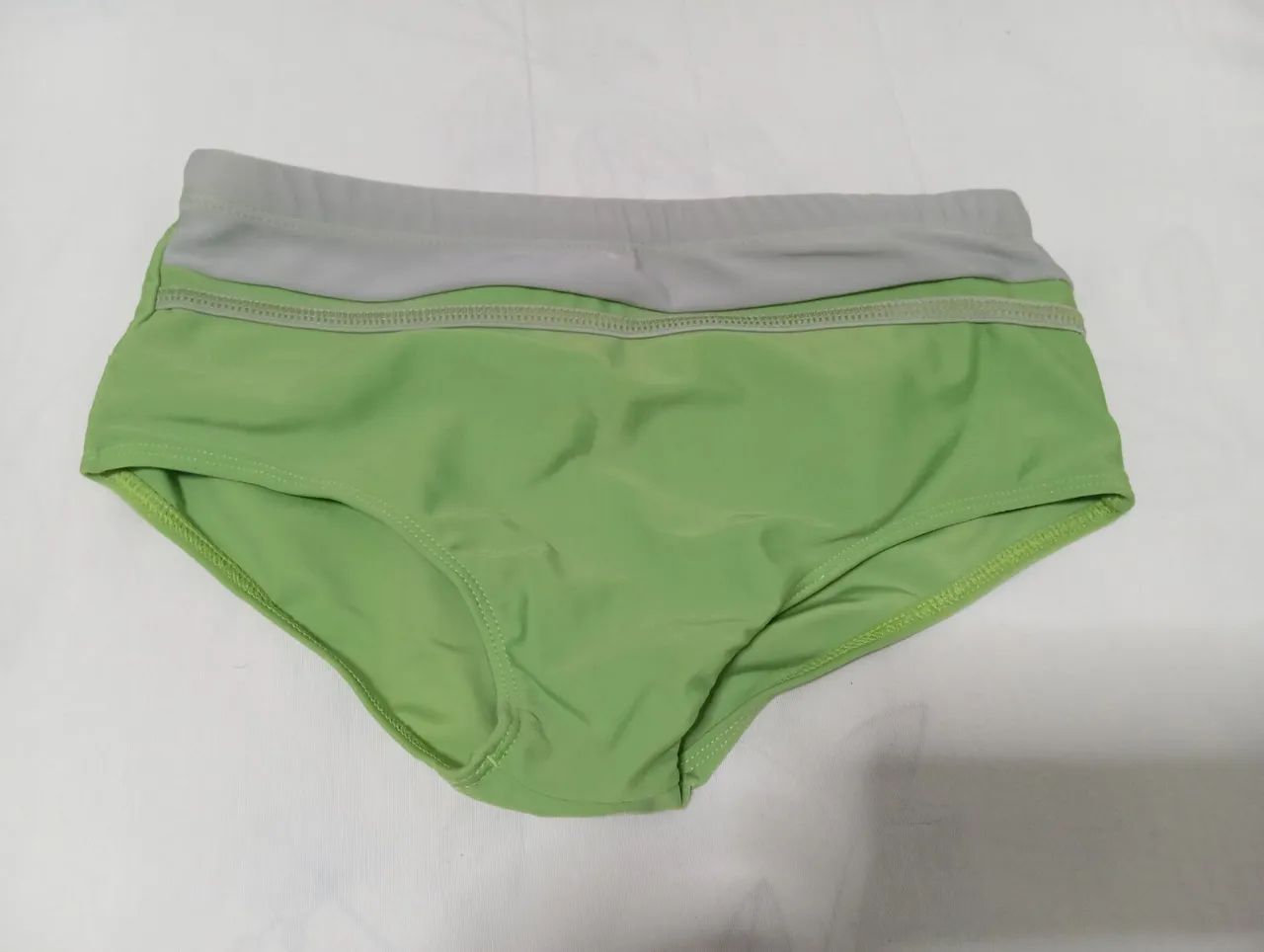 Sunga Infantil Verde com forro e regulagem P